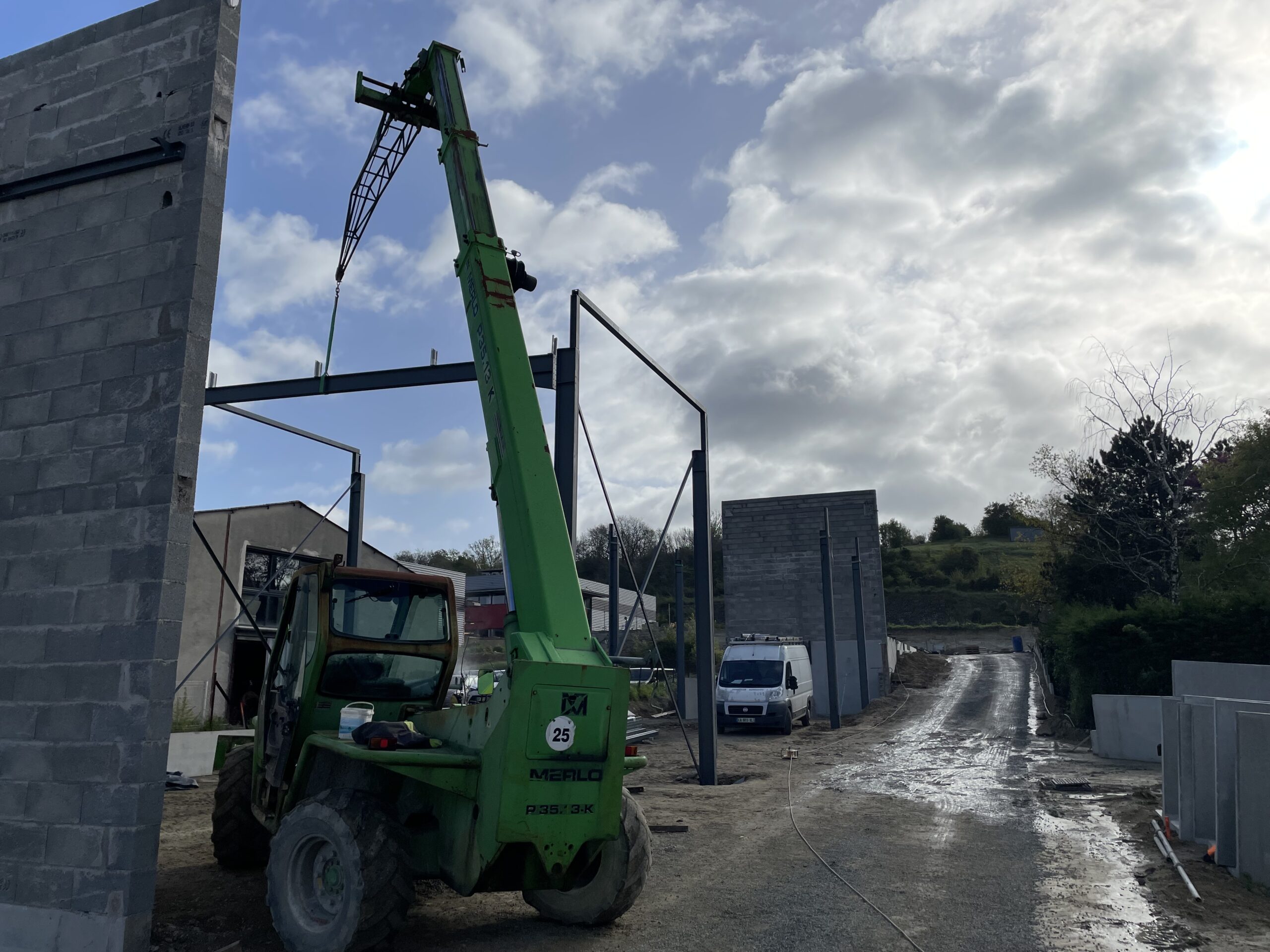 travaux en cours à bassens